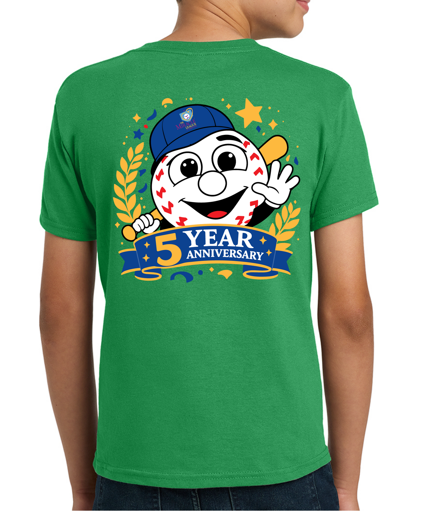 Youth Miracle League 5 Year Anniversary Tee - Pre-order