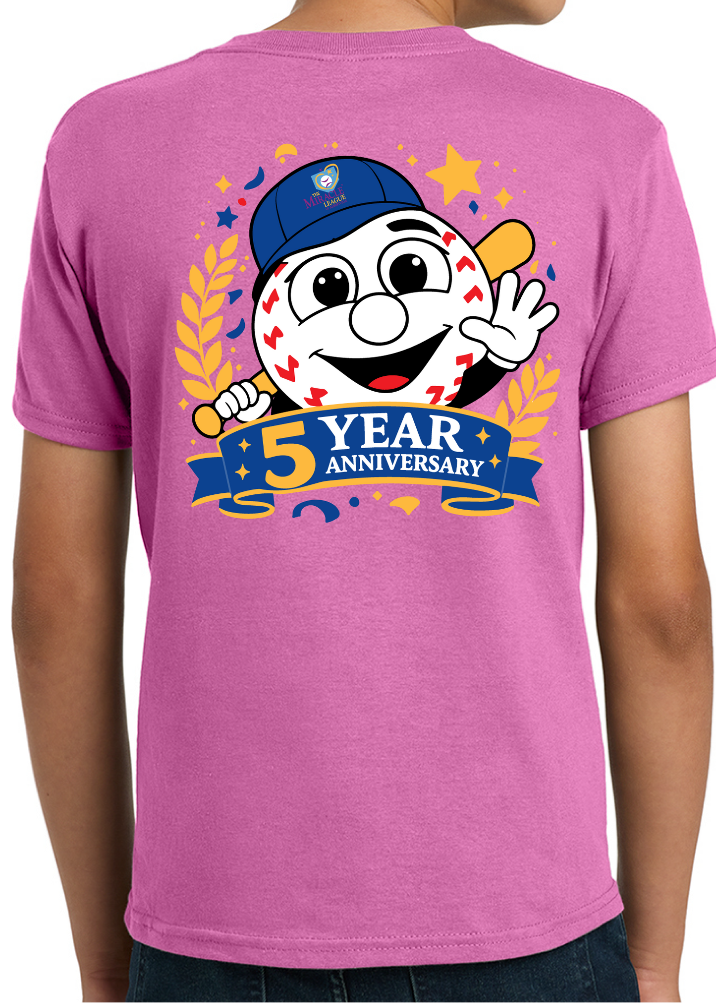 Youth Miracle League 5 Year Anniversary Tee - Pre-order