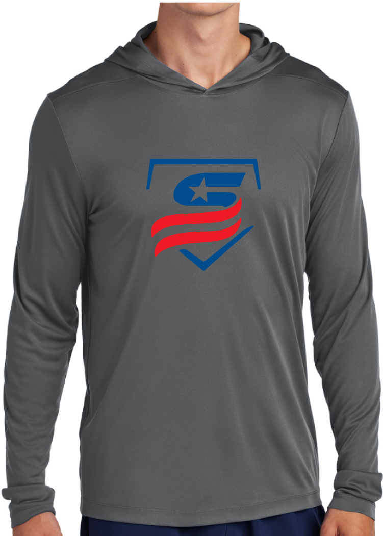 USSSA Sport-Tek ® Posi-UV ® Pro Long Sleeve Hooded Tee