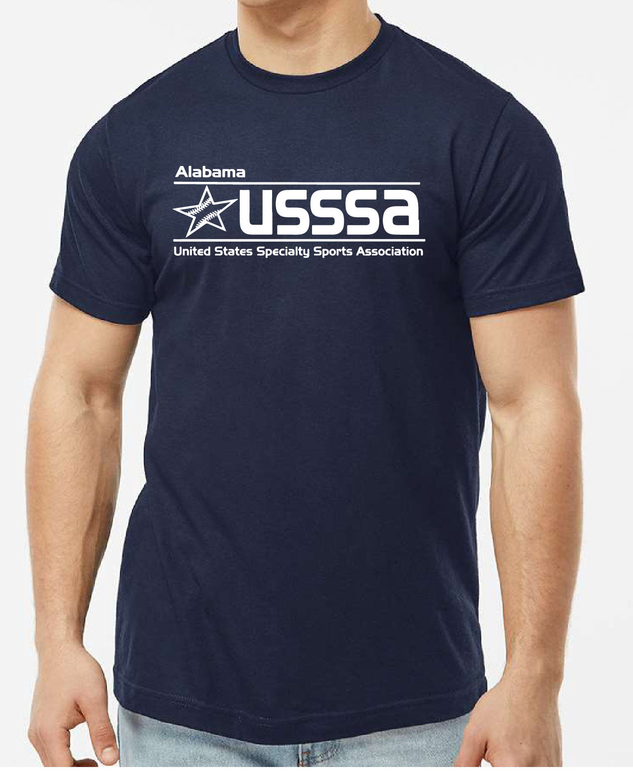 USSSA  Star Baseball Unisex Poly-Rich T-Shirt