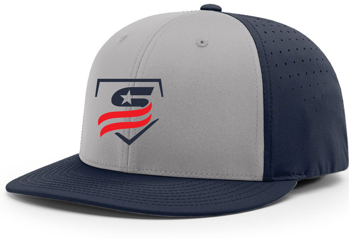 USSSA Richardson PTS30 Grey/Royal Cap
