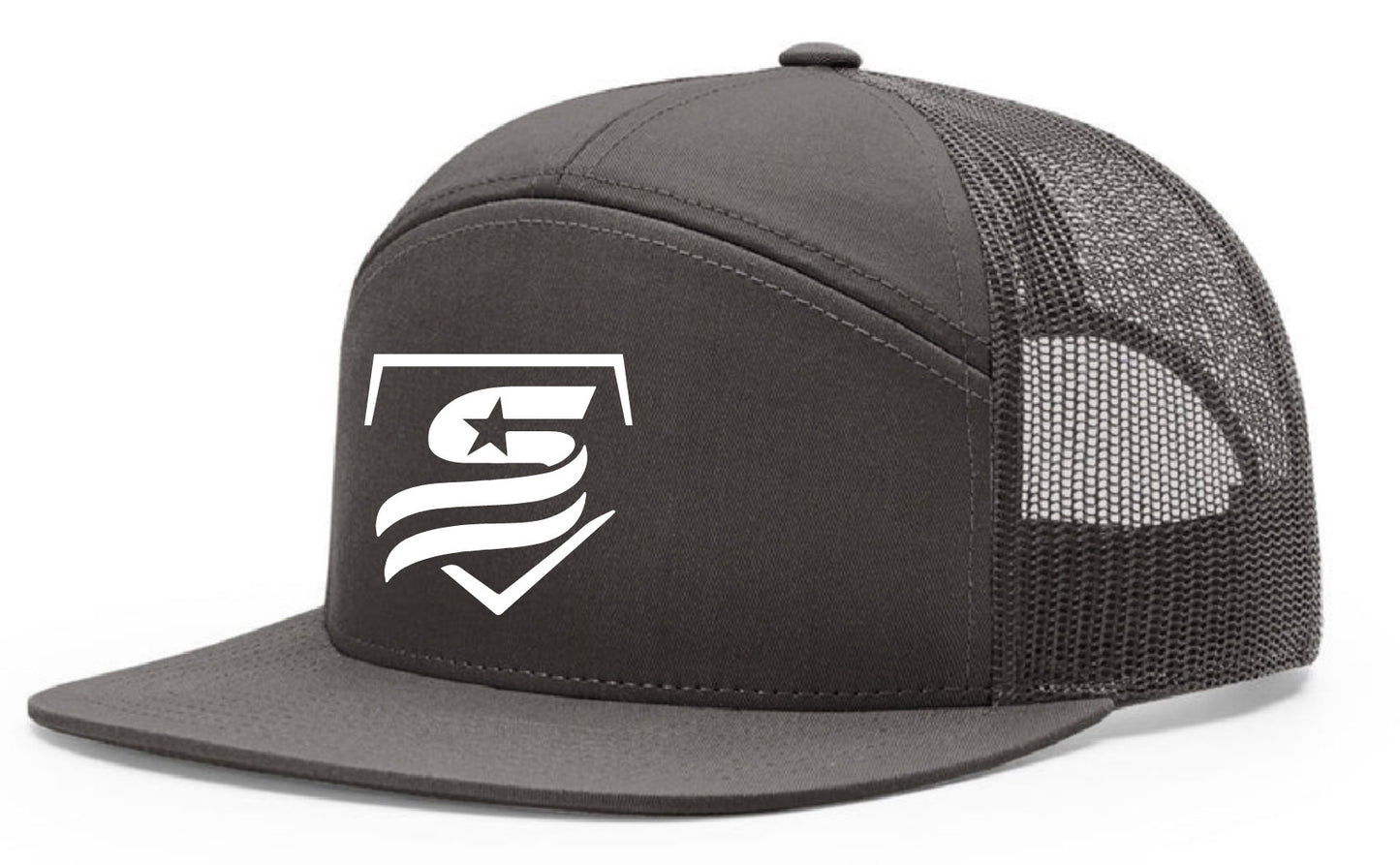 USSA Seven-Panel Trucker Cap - 168