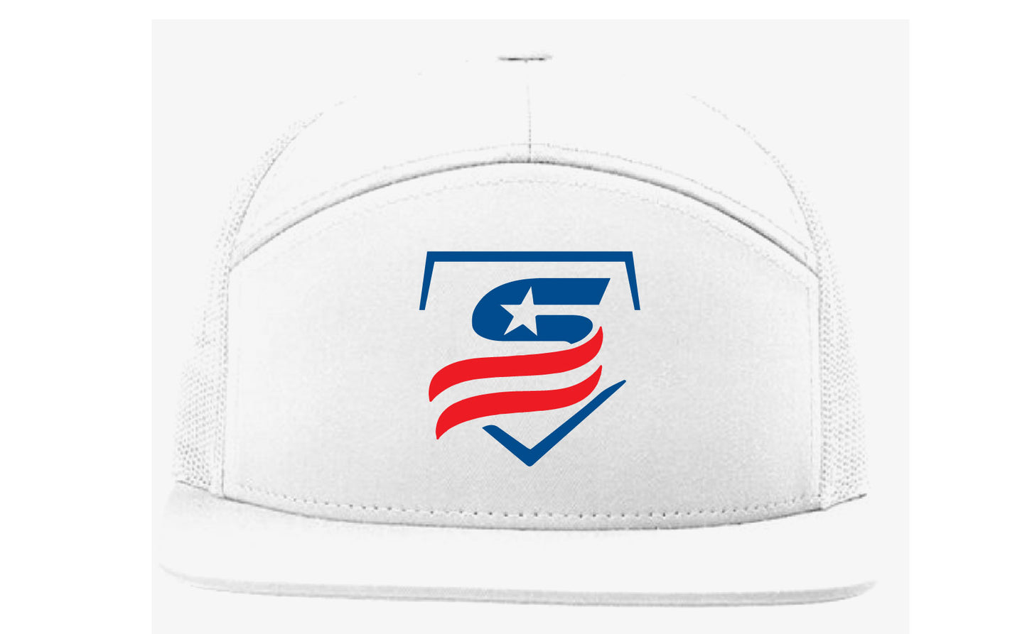 USSA Seven-Panel Trucker Cap - 168