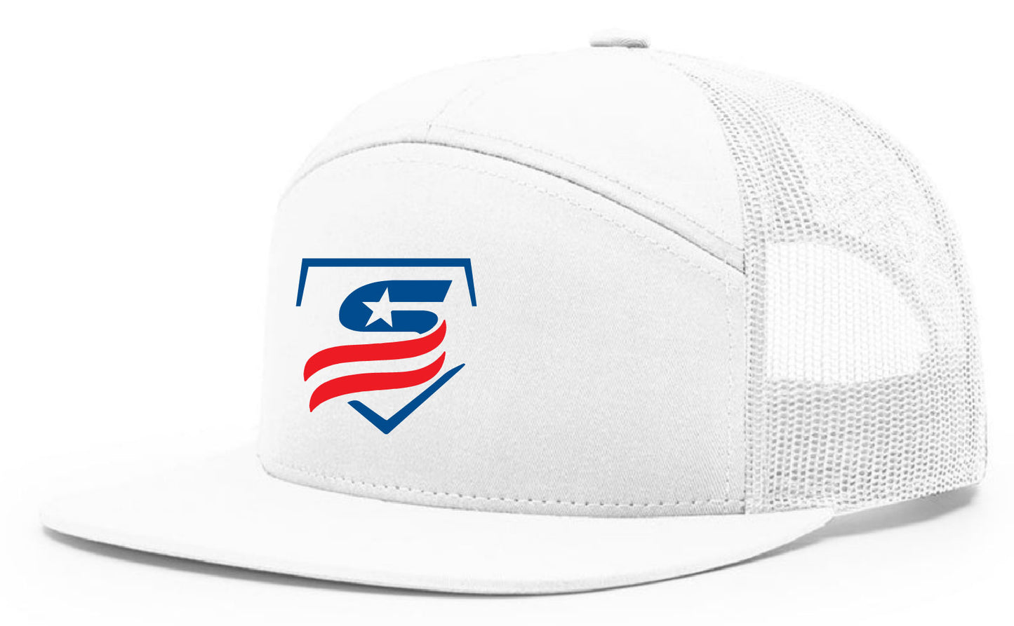 USSA Seven-Panel Trucker Cap - 168