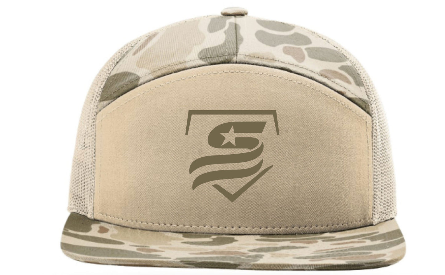 USSSA Richardson 168P Printed 7-Panel Trucker
