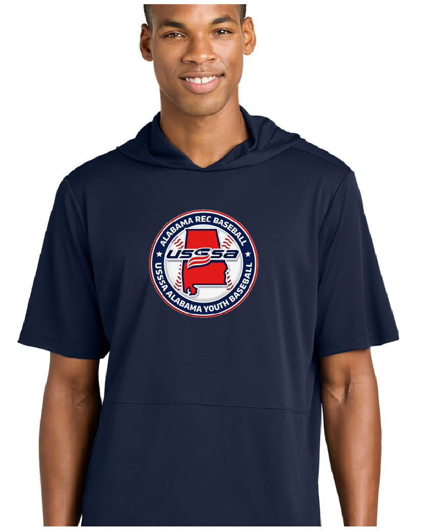 USSSA Circle Baseball Sport-Tek® Club Short Sleeve Hoodie