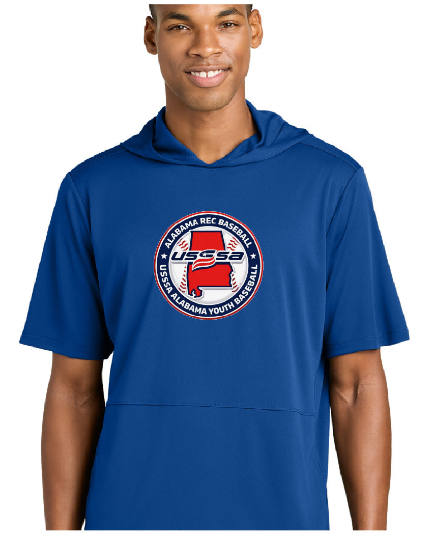 USSSA Circle Baseball Sport-Tek® Club Short Sleeve Hoodie