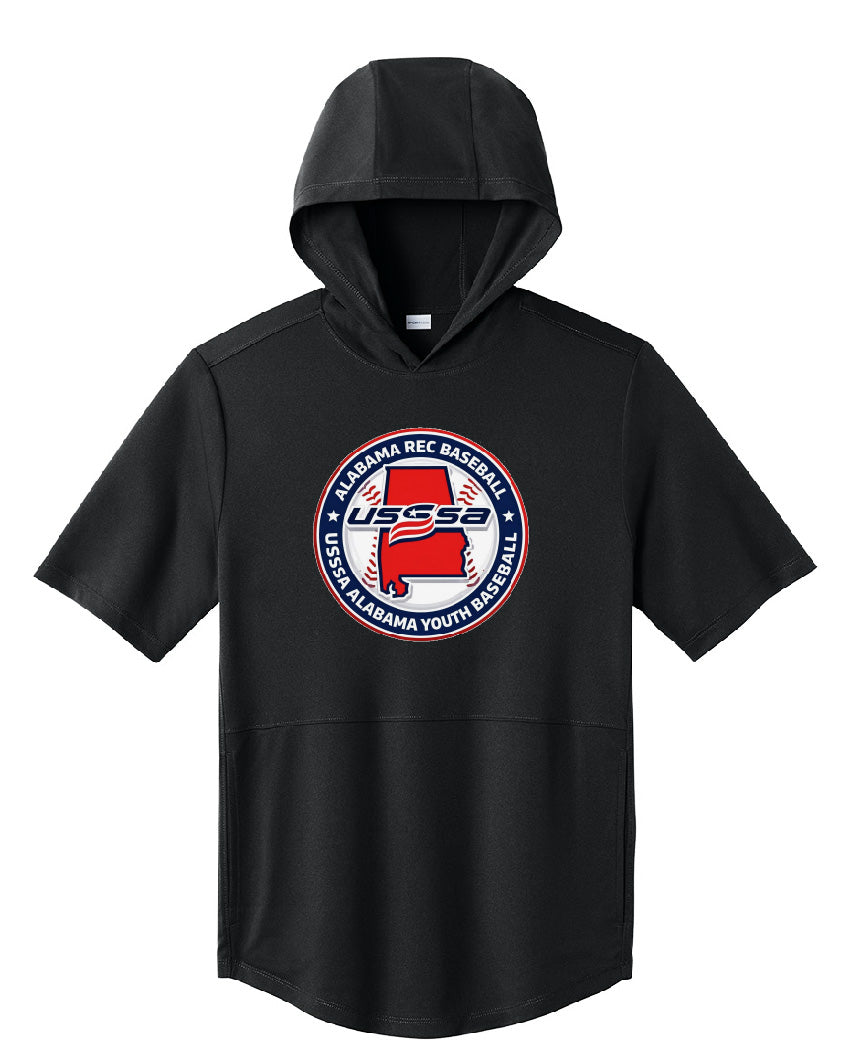 USSSA Circle Baseball Sport-Tek® Club Short Sleeve Hoodie