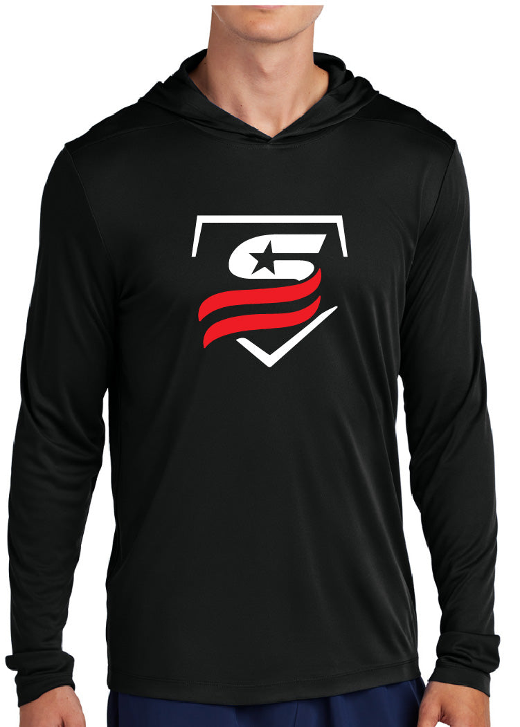 USSSA Sport-Tek ® Posi-UV ® Pro Long Sleeve Hooded Tee
