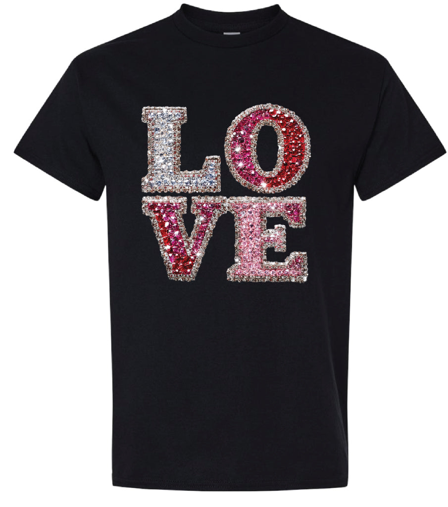 Rhinestone Love Shirt