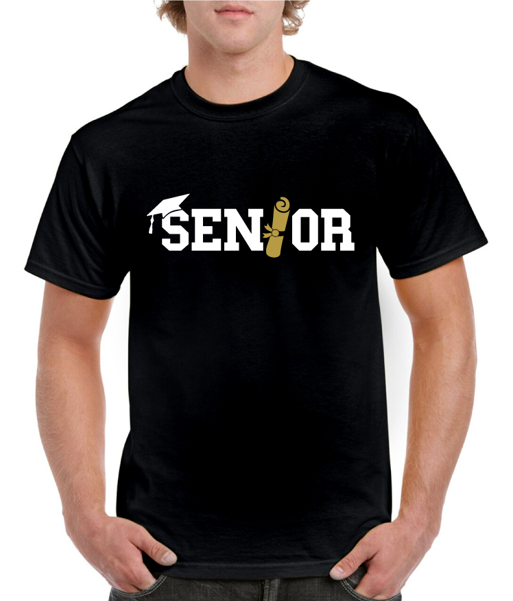 Grad Hat Diploma Senior Tee