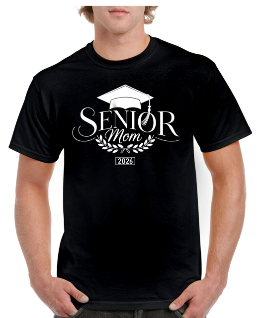 Senior Mom 2026 With Hat Senior Tee