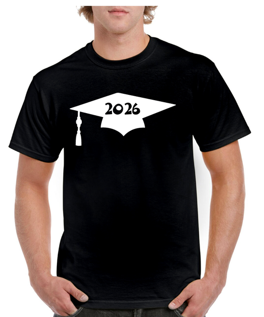 Big Grad Hat 2026 Senior Tee