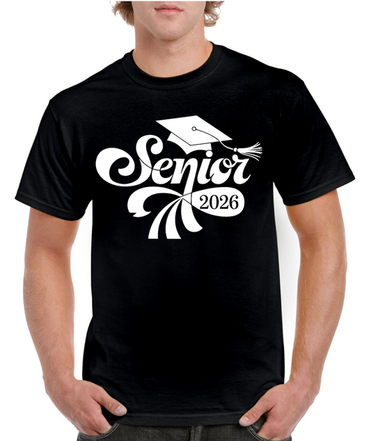 Grad Hat Tassel 2026 Senior Tee