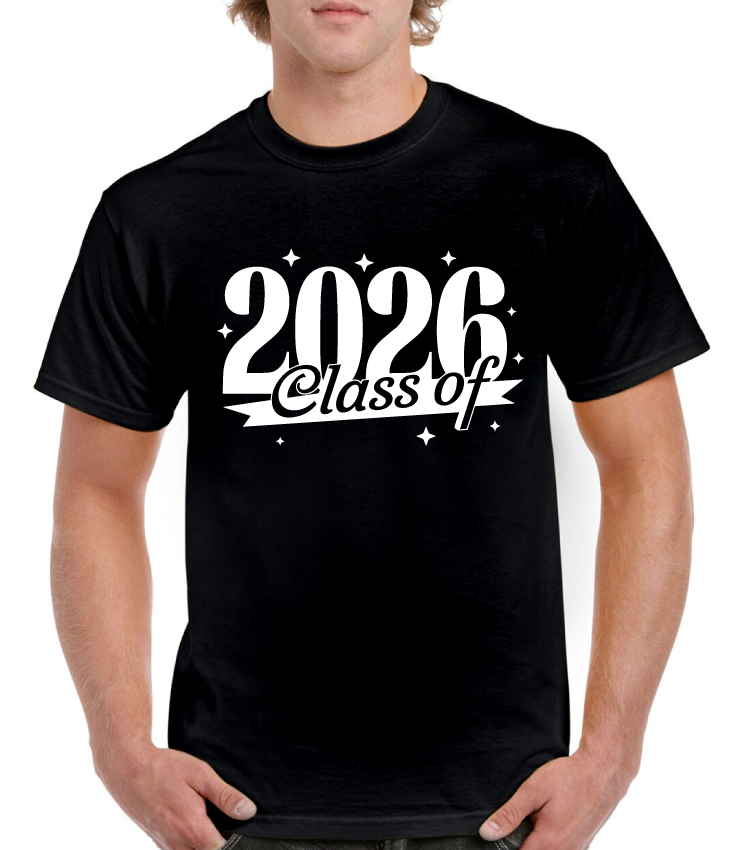 Class of 2026 With Stars Senior Tee