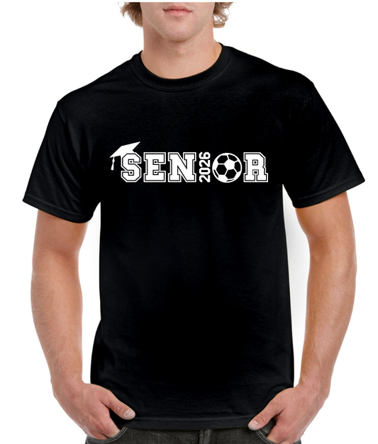 2026 Grad Hat Soccer Senior Tee