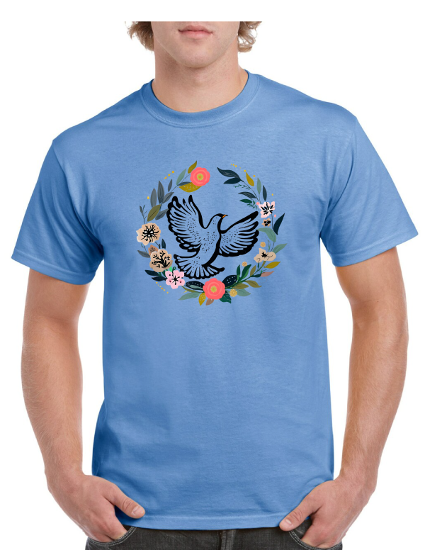 Dove Wreath Easter Tee