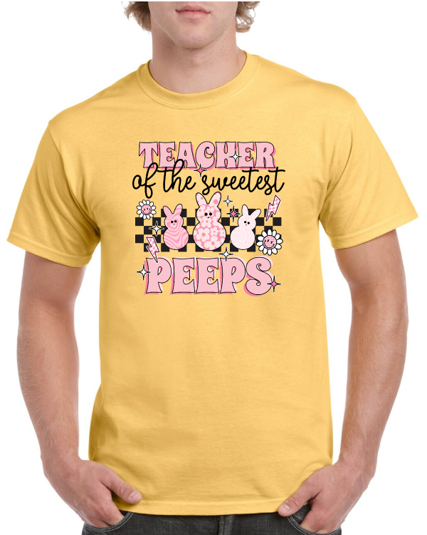 Teacher Peeps Easter Tee
