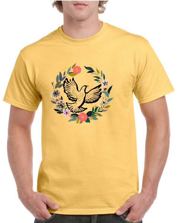 Dove Wreath Easter Tee