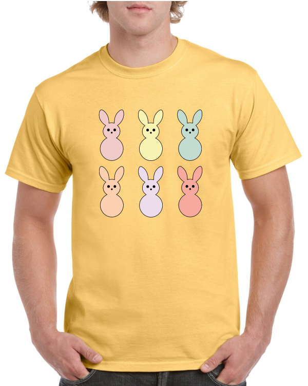 Six Peeps Easter Tee