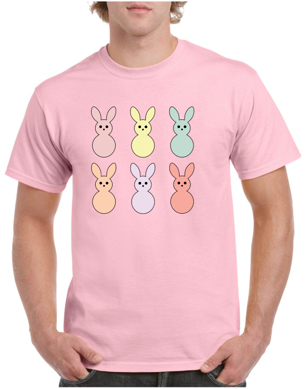 Six Peeps Easter Tee