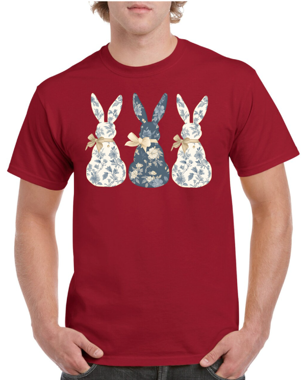 Flower Bunnies Easter Tee