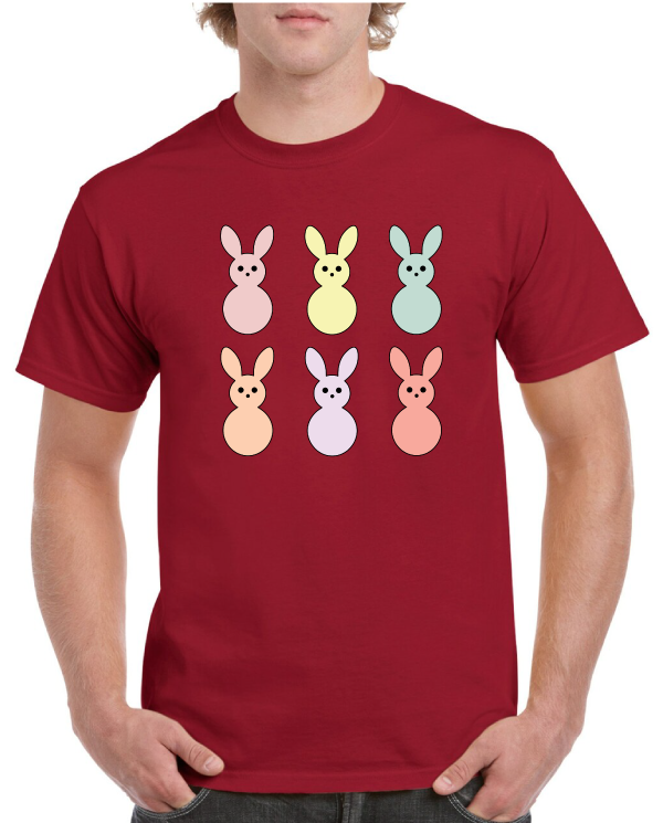 Six Peeps Easter Tee
