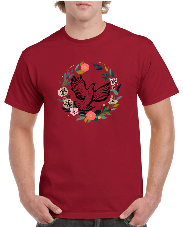 Dove Wreath Easter Tee