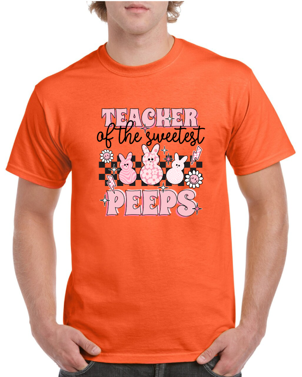 Teacher Peeps Easter Tee