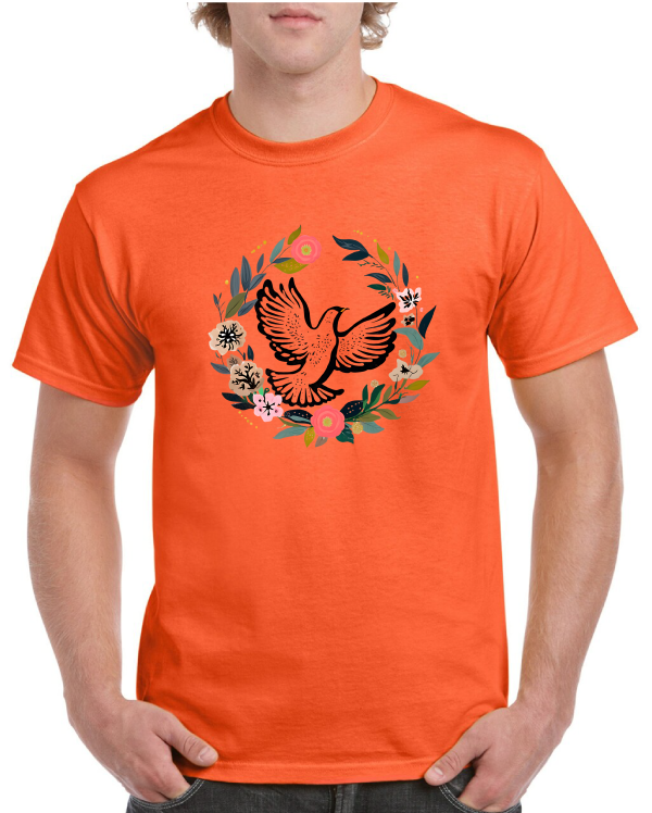 Dove Wreath Easter Tee