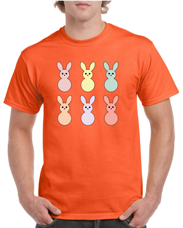 Six Peeps Easter Tee