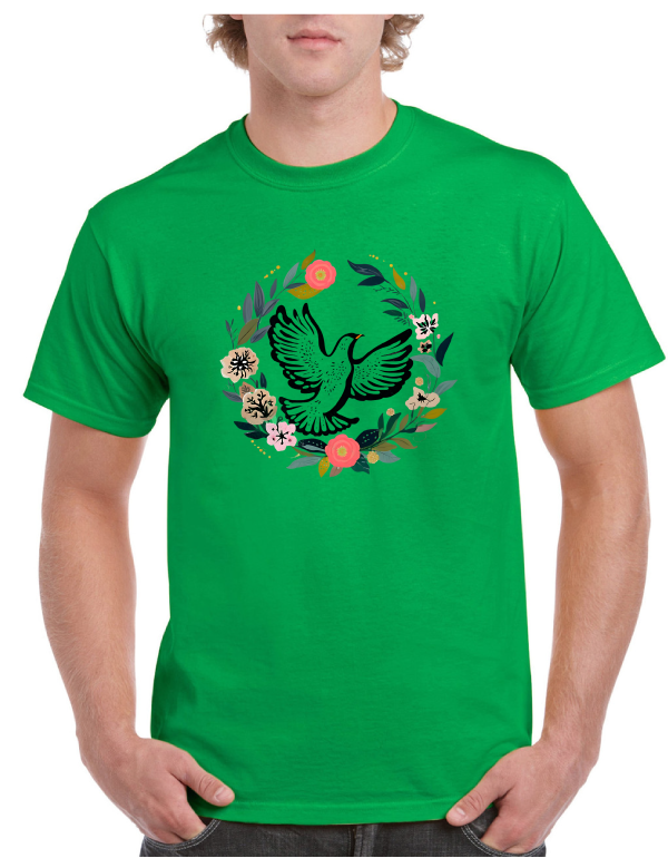 Dove Wreath Easter Tee