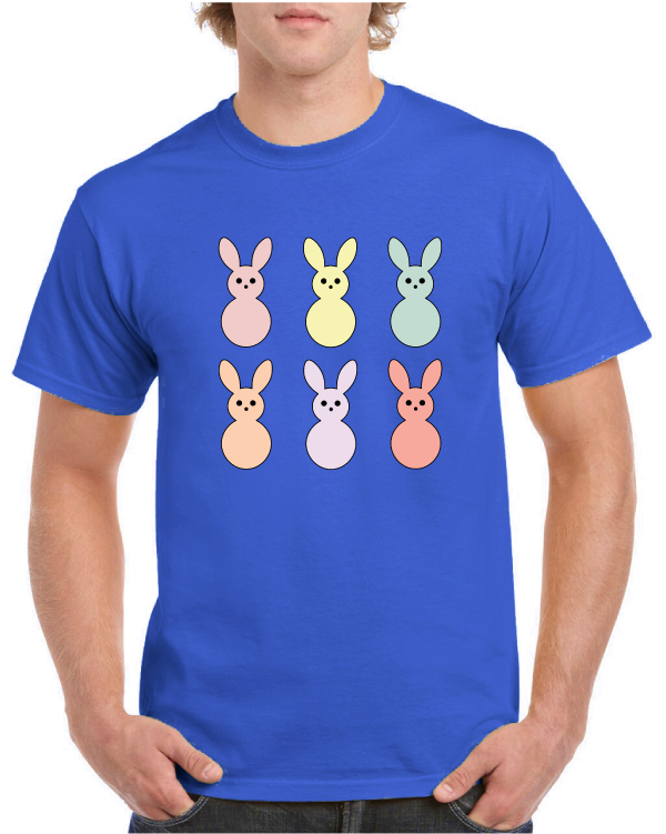 Six Peeps Easter Tee