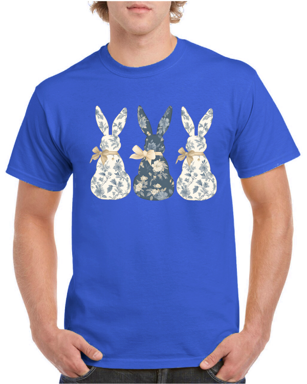Flower Bunnies Easter Tee