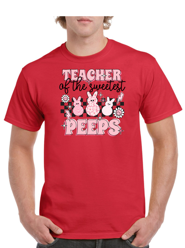 Teacher Peeps Easter Tee
