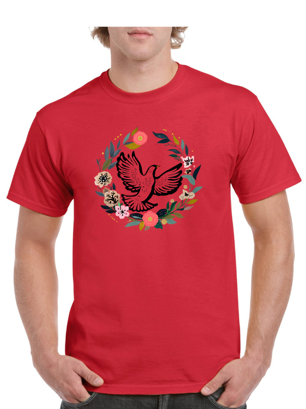 Dove Wreath Easter Tee