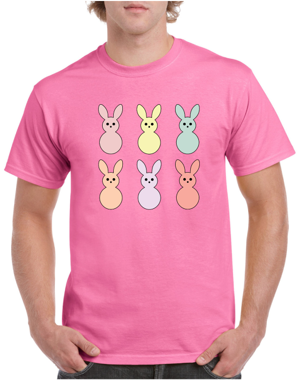 Six Peeps Easter Tee