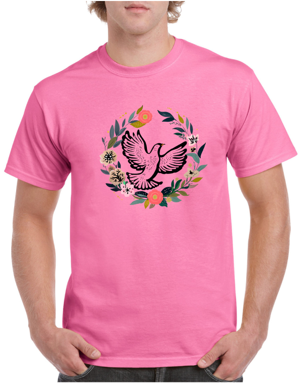 Dove Wreath Easter Tee