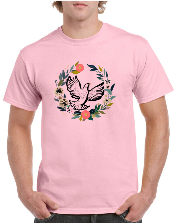 Dove Wreath Easter Tee