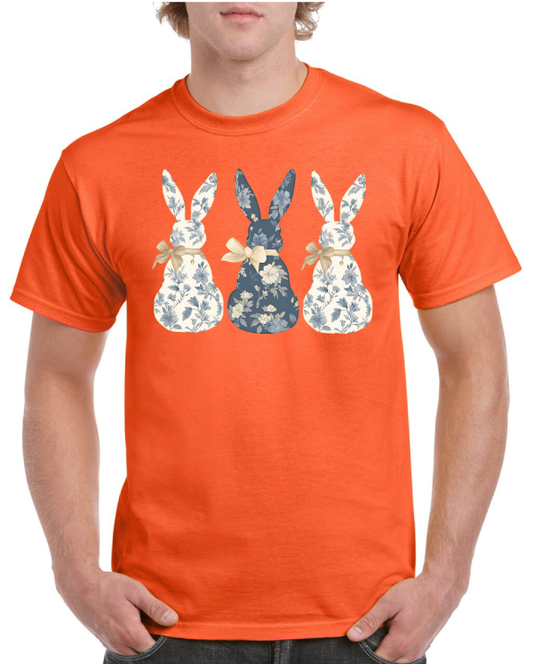 Flower Bunnies Easter Tee