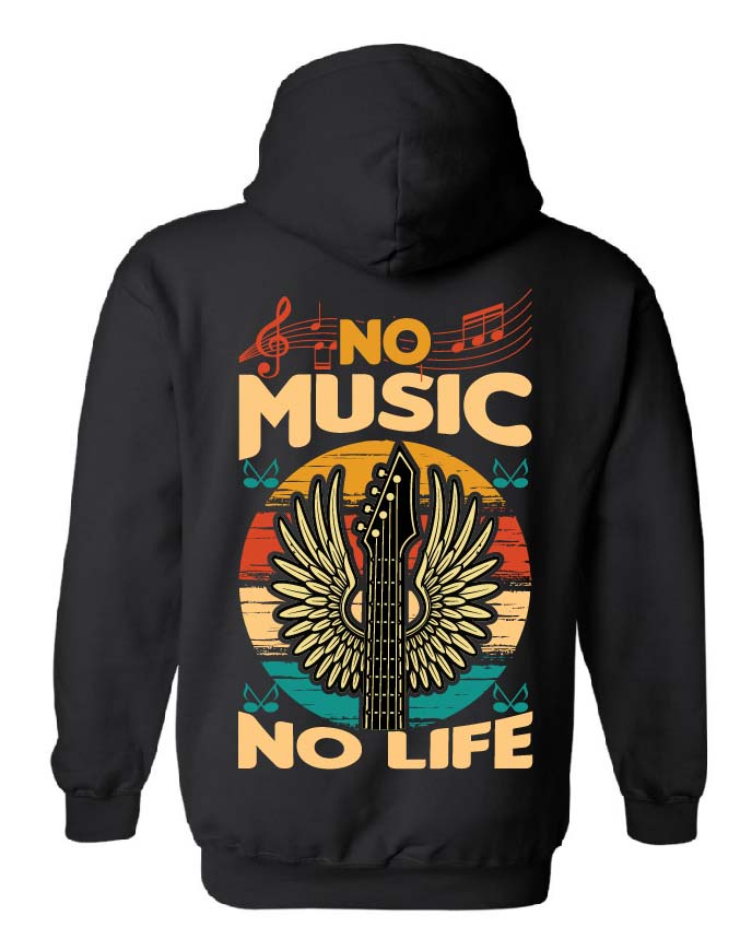 No Music No Life Hoodie