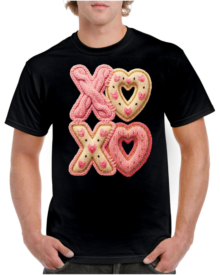 XOXO Stitched Valentine's Tee