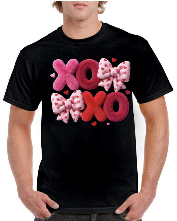 XOXO Bows Valentine's Tee