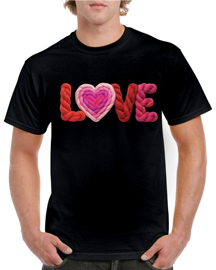 Stitched Heart Layers Valentine's Tee
