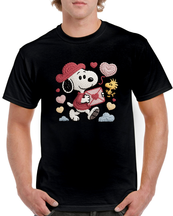 Mail Delivery Snoopy Valentine's Tee