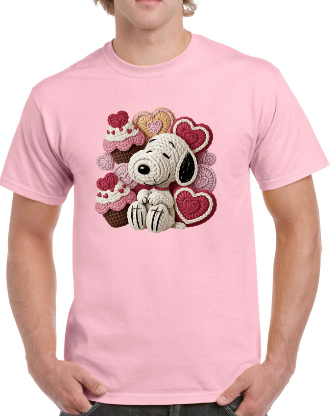 Snoopy Cupcake Valentine's Tee