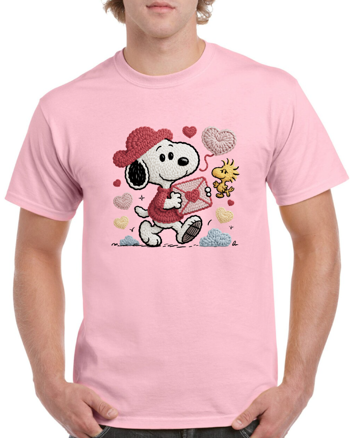 Mail Delivery Snoopy Valentine's Tee