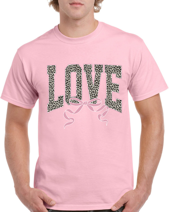 Love Cheetah Valentine's Tee – DIXIE DESIGNS