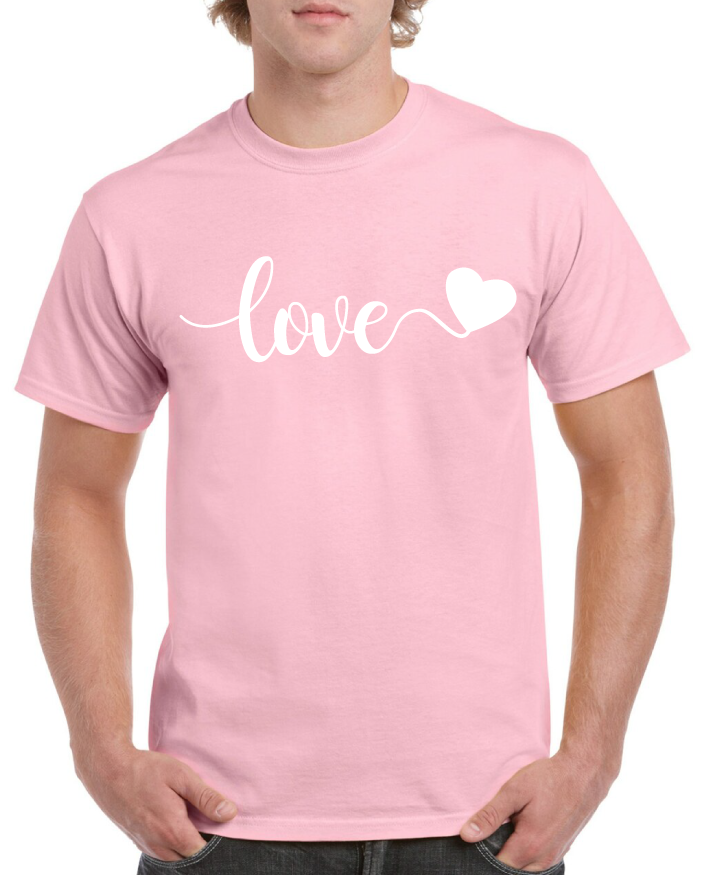 Cursive Love Valentine's Tee