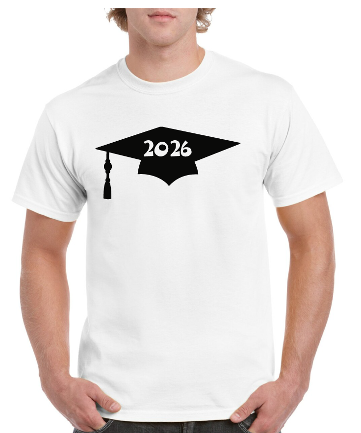 Big Grad Hat 2026 Senior Tee
